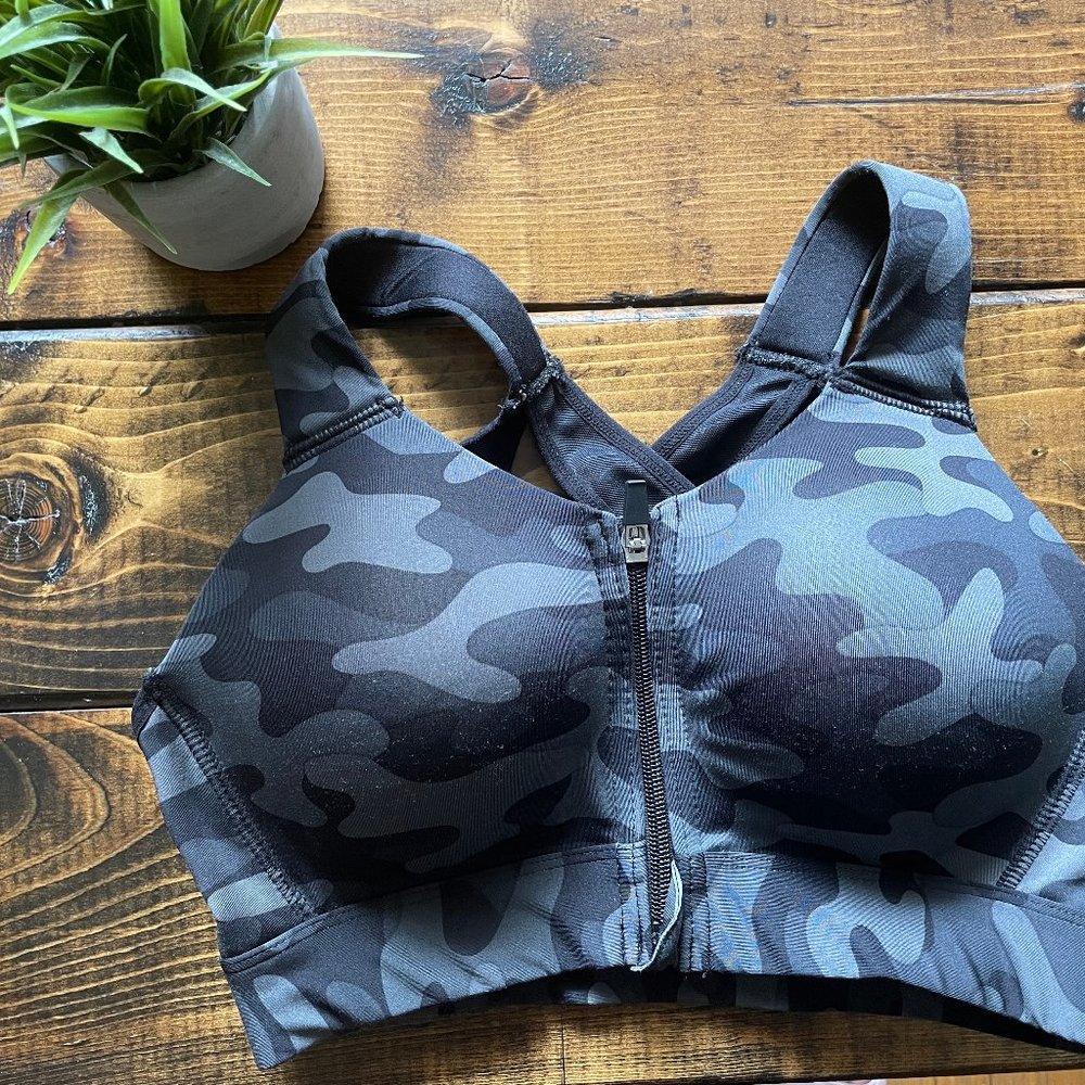 Zippered Sports Bra
